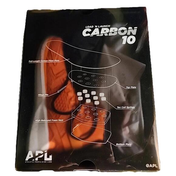 Men's Athletic Propulsion Labs APL Concept X Orange Basketball Shoes / Size 10.5